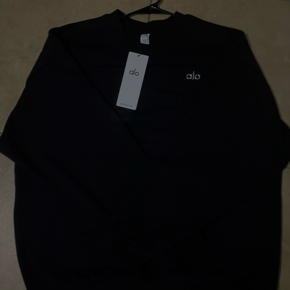 Alo Black Crewneck Sweatshirt